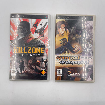 Lot of 2 Sony PlayStation Portable PSP Games KillZone | Spectral vs Generation