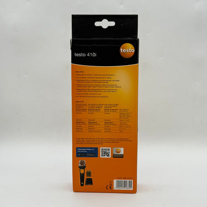 New Testo Smart Probe Vane Anemometer 410i
