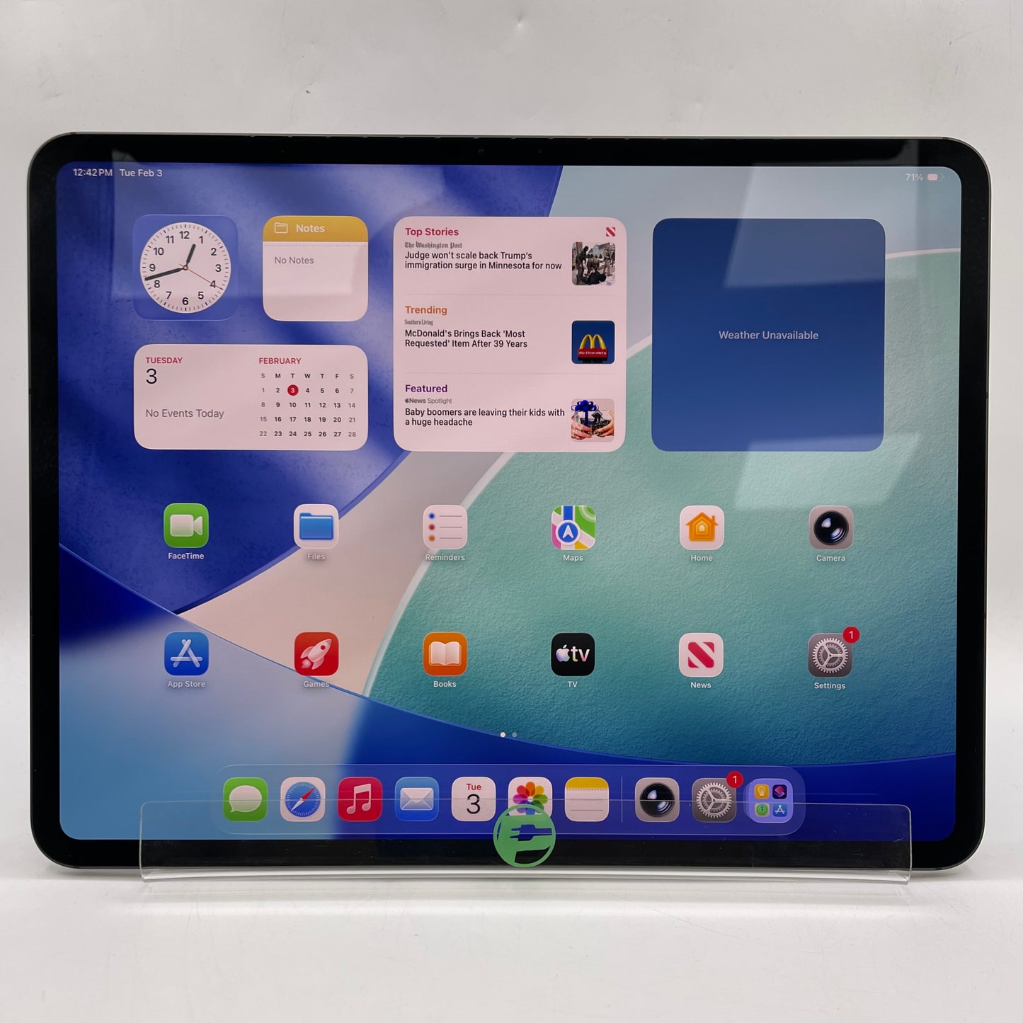 WiFi Only Apple iPad Pro 13" M5 256GB Space Black ME7W4LL/A