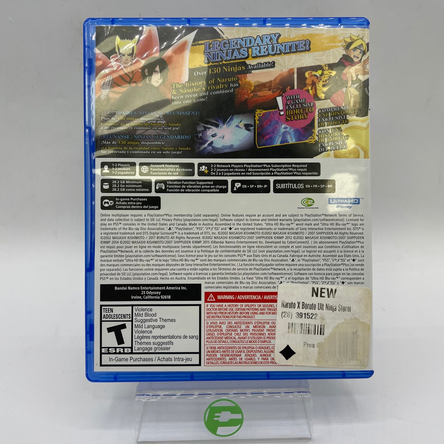 Naruto X Boruto Ultimate Ninja Storm Collections (Sony PlayStation 5 PS5, 2023)