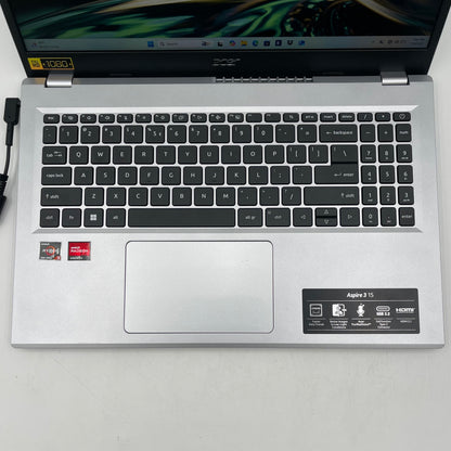 Broken Acer Aspire 3 15.6" Ryzen 3 7320U 2.4GHz 8GB RAM 128GB SSD Bad Battery