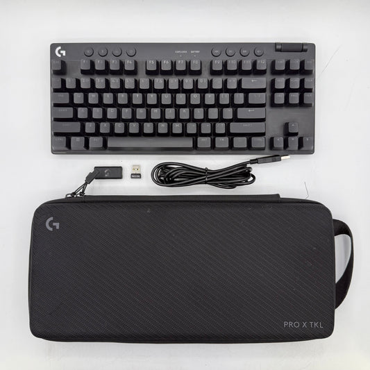 Logitech G Pro X TKL Lightspeed YR0085 Wireless Gaming Keyboard Black