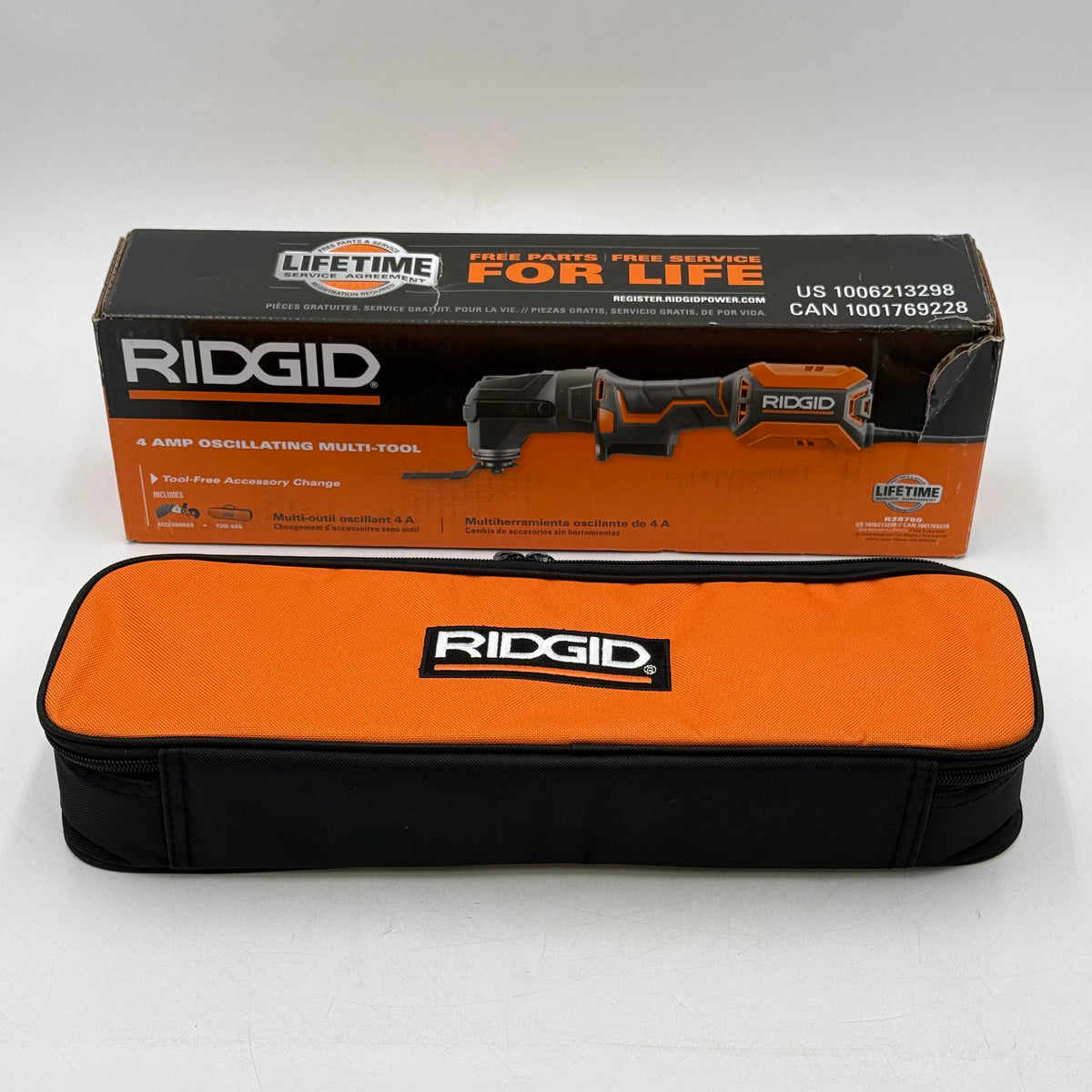 New Rigid R28700 120V 4 AMP Oscillating Multi-Tool