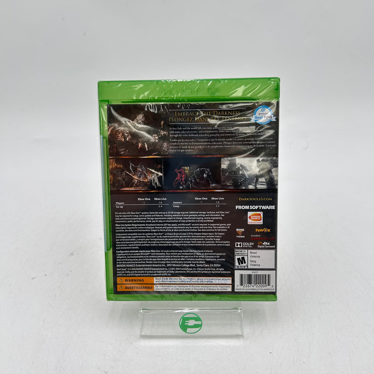 New Dark Souls III (Microsoft Xbox One, 2016)