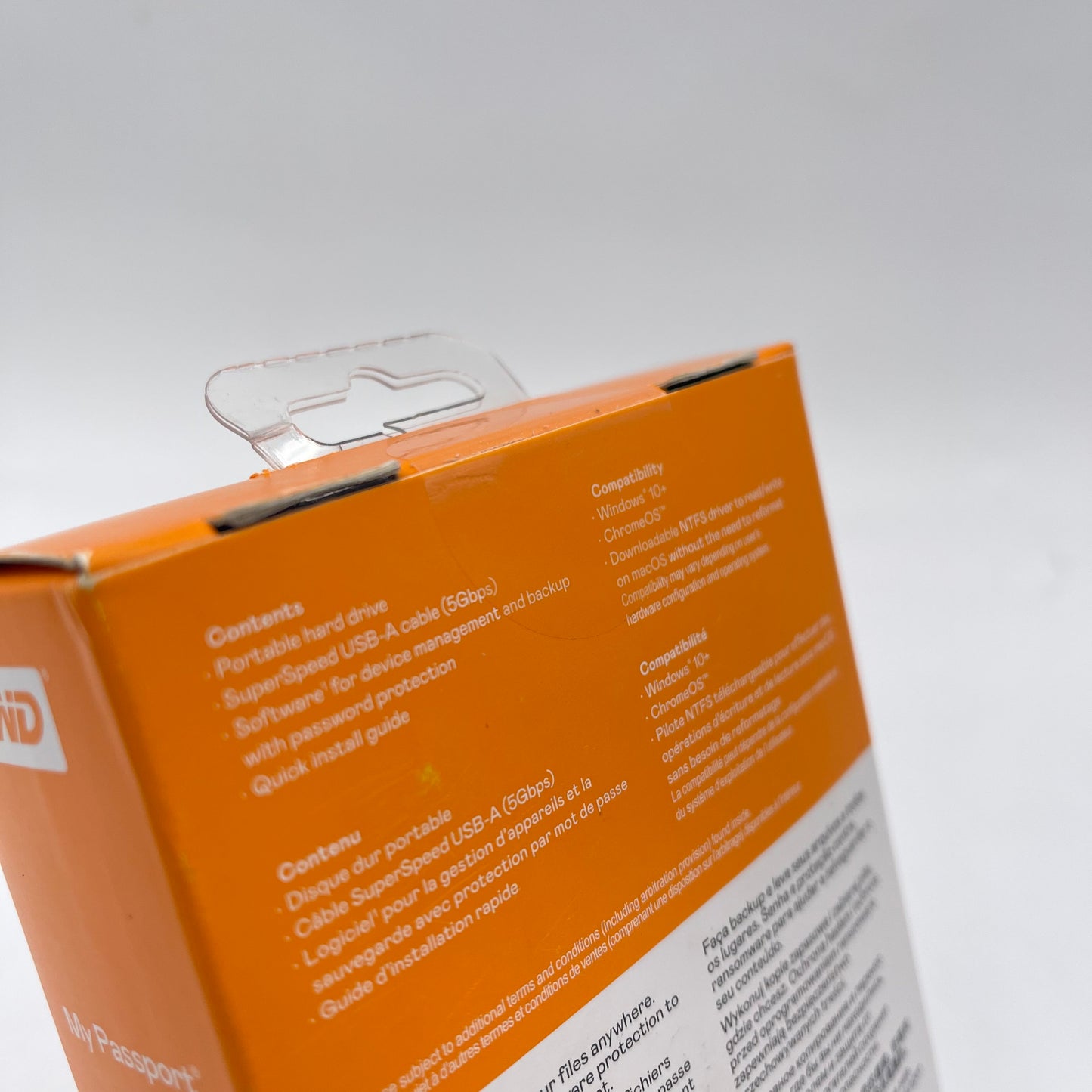 New Western Digital WD Portable My Passport 5TB HDD WDBPKJ0050BRD-WESN