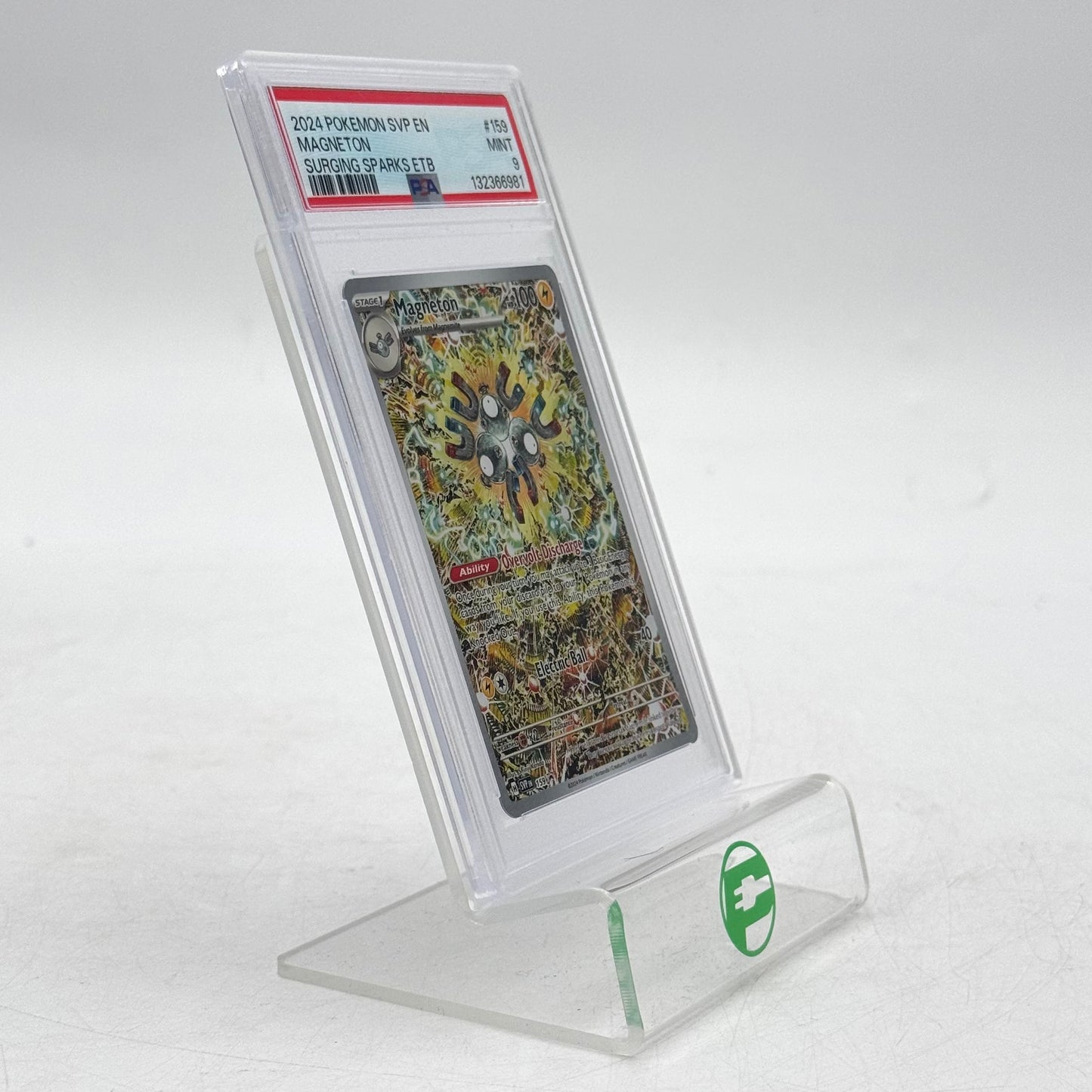 Pokémon TCG Surging Sparks Magneton 159 Holo English PSA 9 Mint