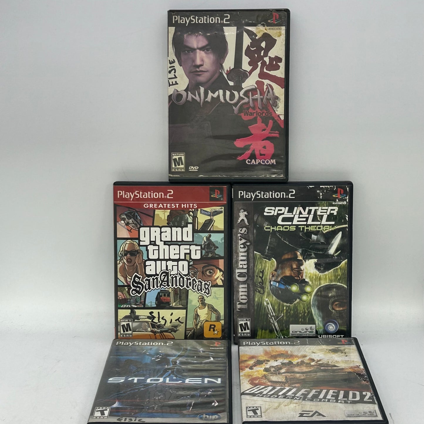 Lot of 10 Sony PlayStation 2 PS2 Games