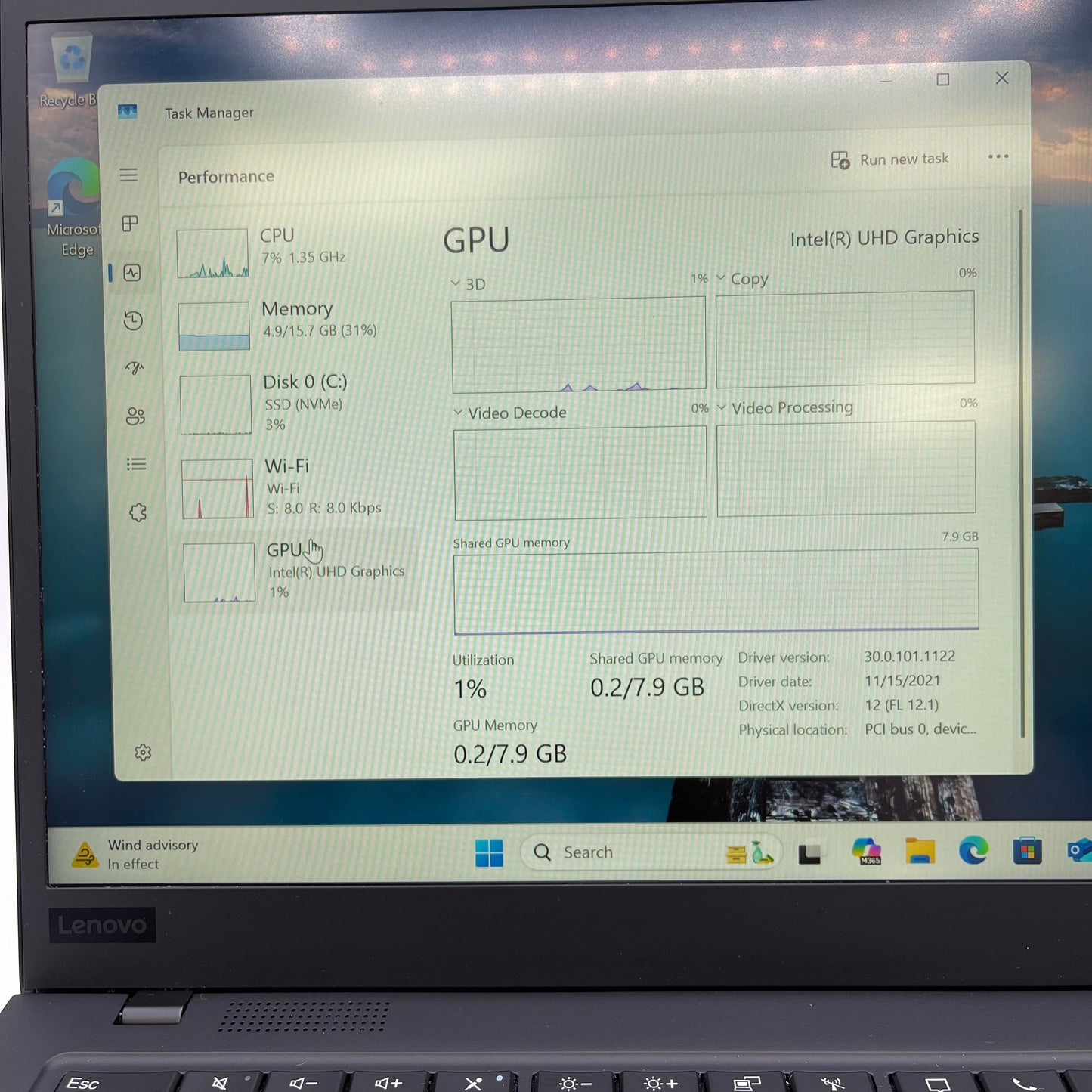 Lenovo ThinkPad X1 CARBON GEN 8 14" i7-10610U 1.8GHz 16GB RAM 512GB SSD