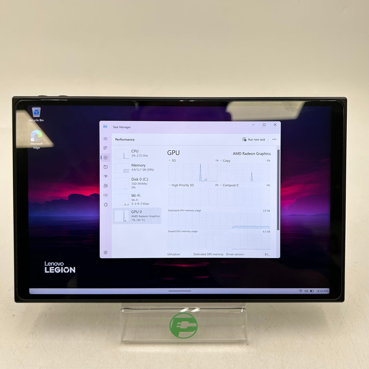 Lenovo Legion Go 8.8" AMD Ryzen Z1 Extreme 16GB RAM 512GB Shadow Black 
