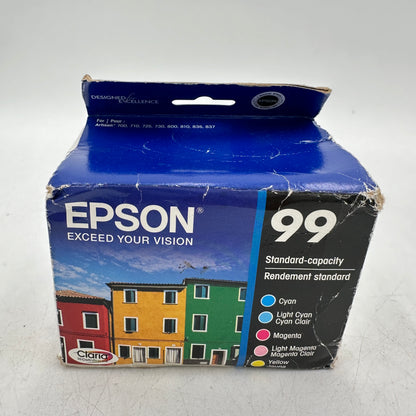 New Epson 99 C13T099920 C/M/Y/LC/LM 5-Pack Ink Cartridge