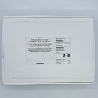 2023 Apple MacBook Pro 14" M2 Max 30C GPU 3.5GHz 32GB RAM 1TB SSD A2779 Read
