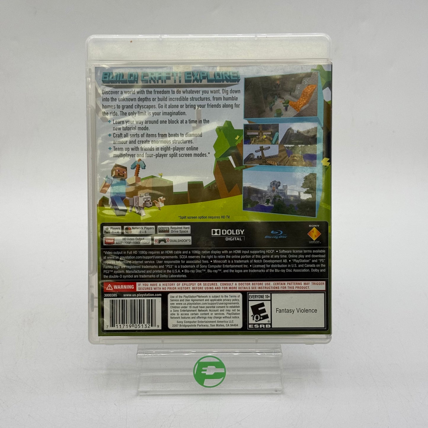 Minecraft (Sony PlayStation 3 PS3, 2013)