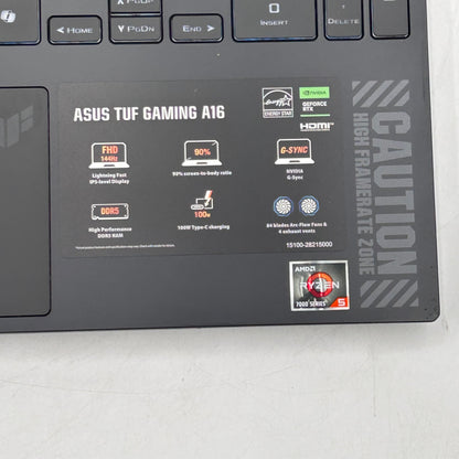 Asus TUF A16 FA607N 16" Ryzen 5 7535HS 3.3GHz 16GB RAM 1TB SSD GeForce RTX 4050