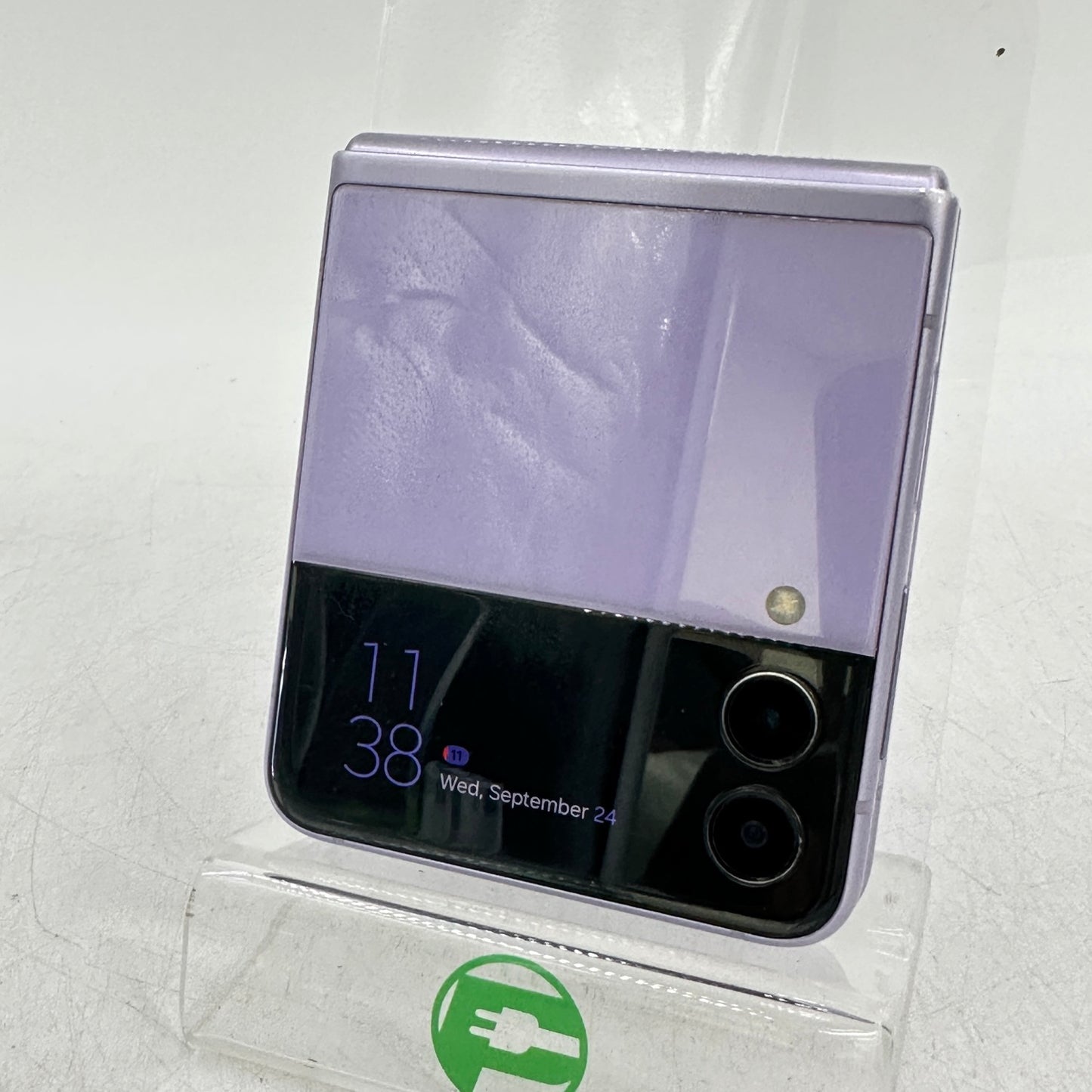 Unlocked Samsung Galaxy Z Flip3 8GB RAM 128GB SM-F711U Lavender READ