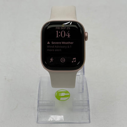 GPS Only Apple Watch Series 10 42MM Rose Gold Aluminum Light Blush Sport Band