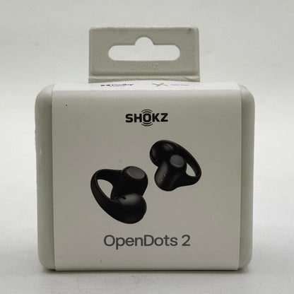 New Shokz OpenDots 2 Open Ear True Wireless Earbuds Black E320