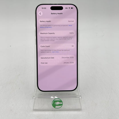 Factory Unlocked Apple iPhone 17 Pro 256GB Silver MG7K4LL/A