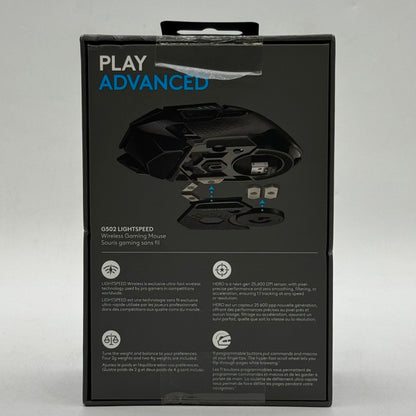 New Logitech G502 Lightspeed MR0076 Wireless Gaming Mouse Black