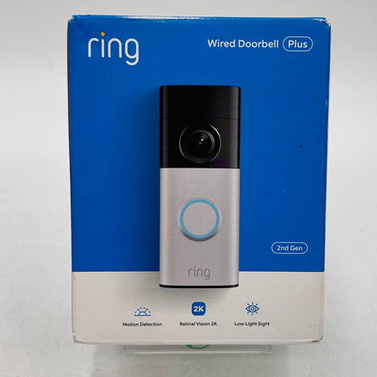 New Ring Wired Doorbell Plus 2nd Gen