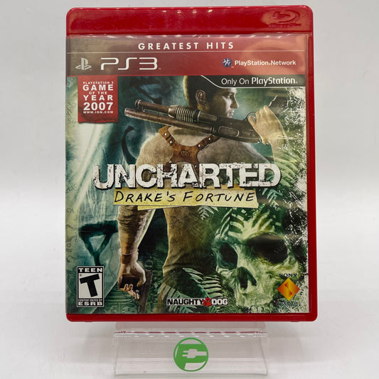 Uncharted Drake's Fortune  (PlayStation 3 PS3, 2007)