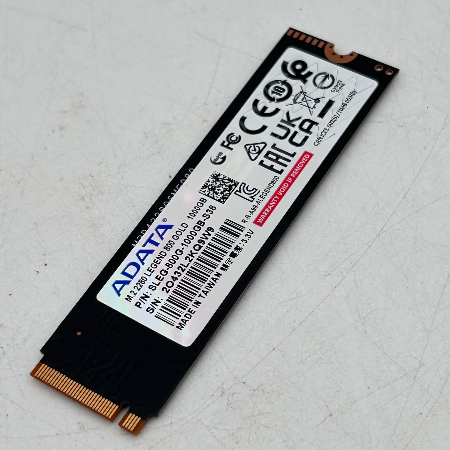 ADATA 2280mm XPG Legend 800 Gold 1TB M.2 NVMe Gen 4.0 x 4 SSD