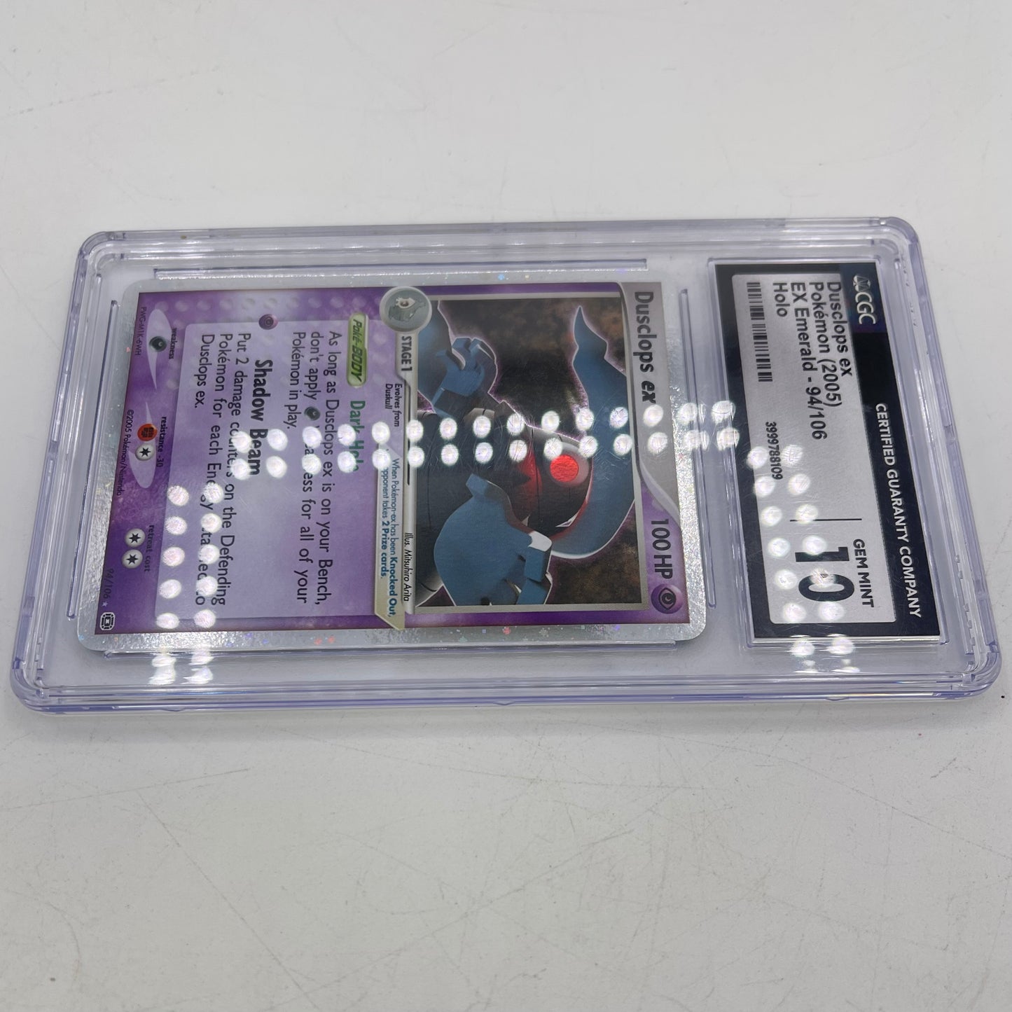 Pokémon TCG 2005 EX Emerald Dusclops ex 94/106 English