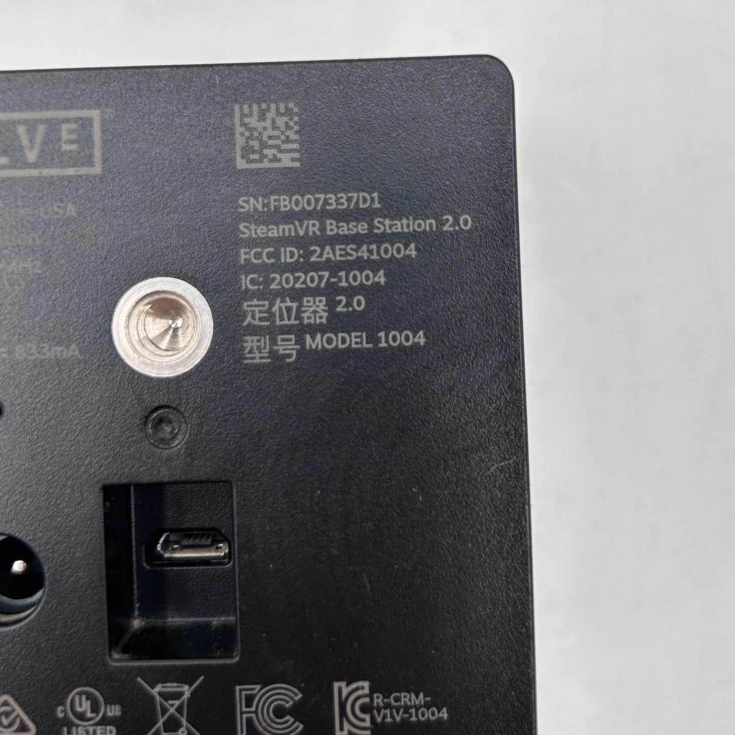 Valve Base Station 2.0 Black 1004