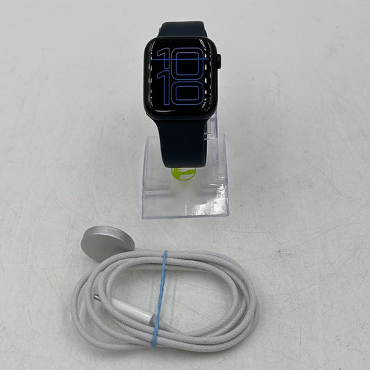 Unlocked Apple Watch SE 2nd Gen 44MM Black Aluminum Gray Sport Loop MXG23LL/A