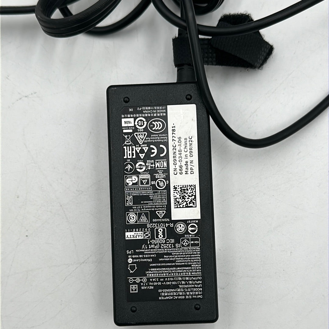 Dell Genuine HA65NS5-00 Adapter 09RN2C 65W 19.5V 3.34A Charger Power Supply