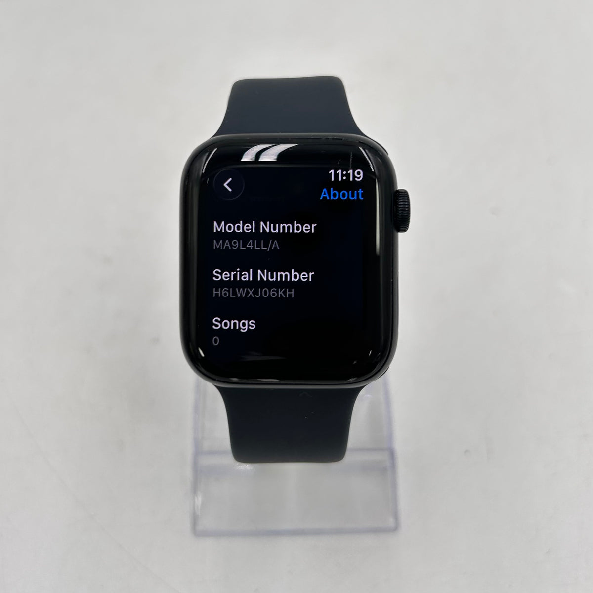 Unlocked Apple Watch SE 2nd Gen 44MM Midnight Aluminum Black Band MA9L4LL/A