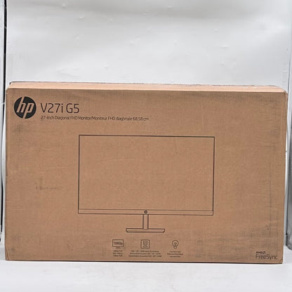 New HP 27" V27I G5 FHD LCD IPS LCD Monitor