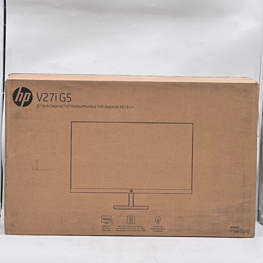 New HP 27" V27I G5 FHD LCD IPS LCD Monitor