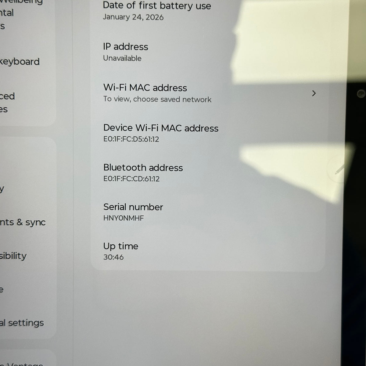 WiFi Only Lenovo Idea Tab 128GB Luna Grey TB336FU