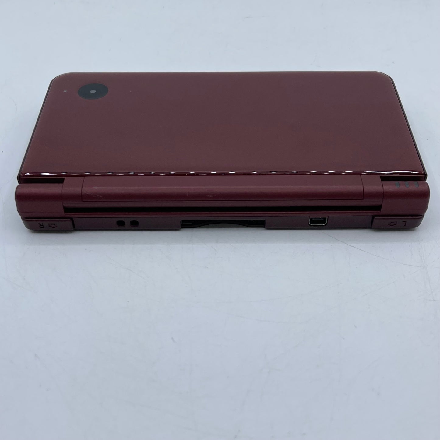 Broken Nintendo DSi XL Handheld Game Console TWL-001 Burgundy Power Issue