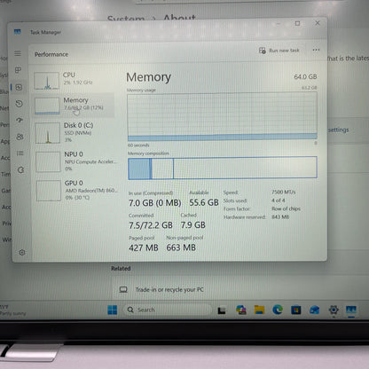 Dell Pro 14 Plus PB14255 14" Ryzen AI 7 Pro 350 2.0GHz 64GB RAM 256GB SSD