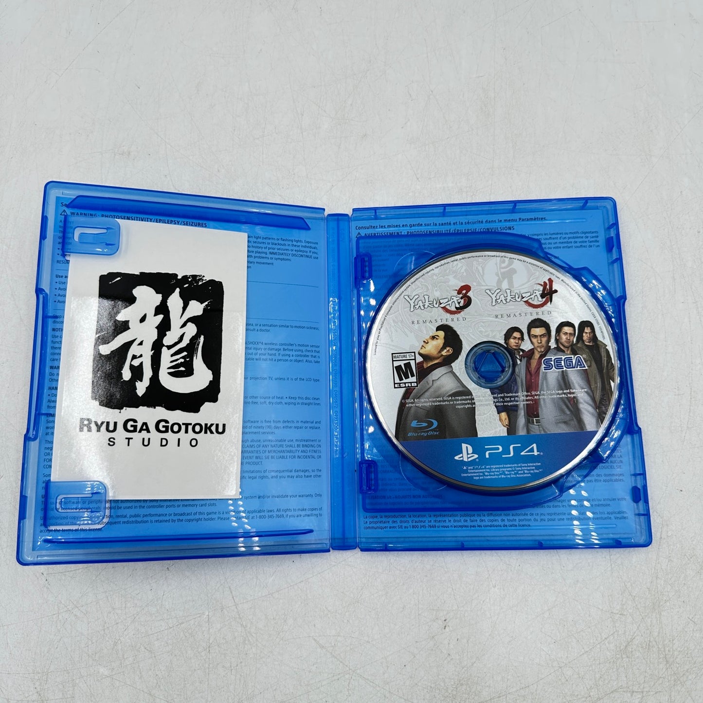 The Yakuza Remastered Collection (Sony PlayStation 4 PS4, 2020)