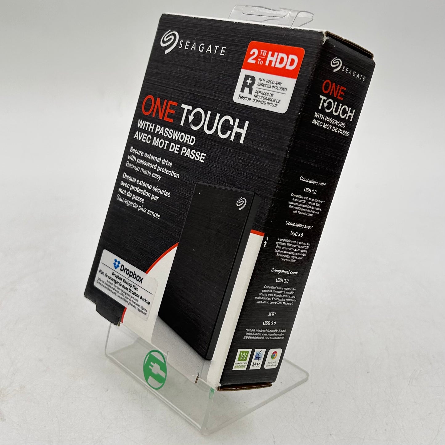 New Seagate 2.5" One Touch  2TB USB-B to USB-A HDD SRD0VN2
