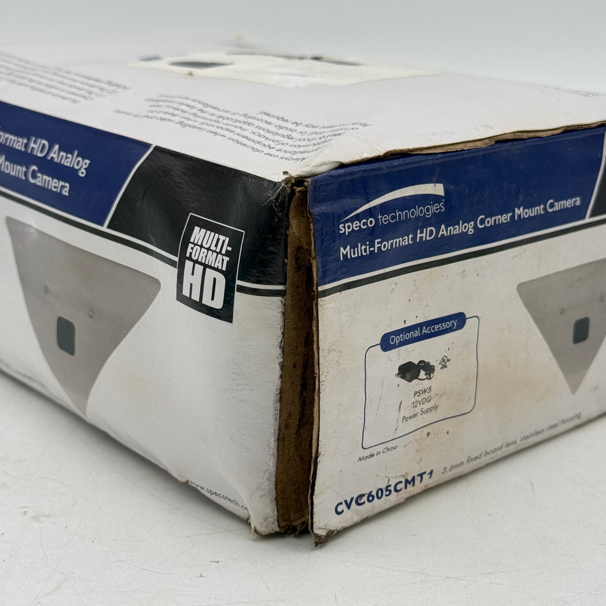 New Speco Technologies Multi-Format HD Analog Corner Mount Camera CVC605CMT1