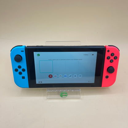 Nintendo Switch v1 Video Game Console Only HAC-001 Red/Blue