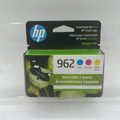 New HP 962 3YP00AN Cyan,Magenta,Yellow Jaune Ink Cartridge