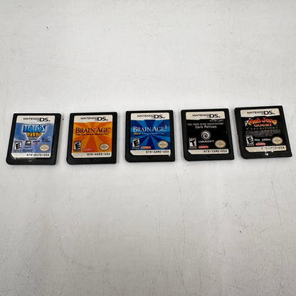 Lot of 5 Nintendo DS Game Cartridges Only