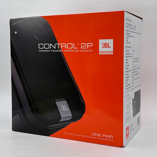 New JBL Control 2P 2-Way Speaker System 35 W RMS Black C2PS Pair