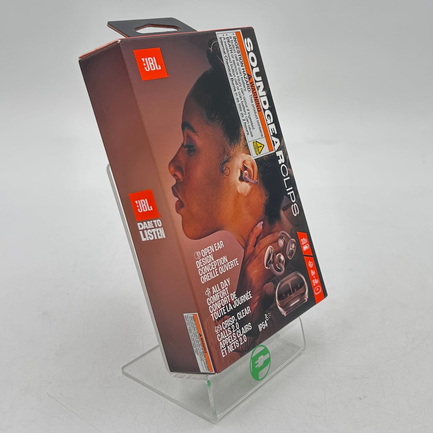 New JBL Soundgear Clips Open Ear True Wireless Earbuds Copper JBLSNDGEARCLCOPAM