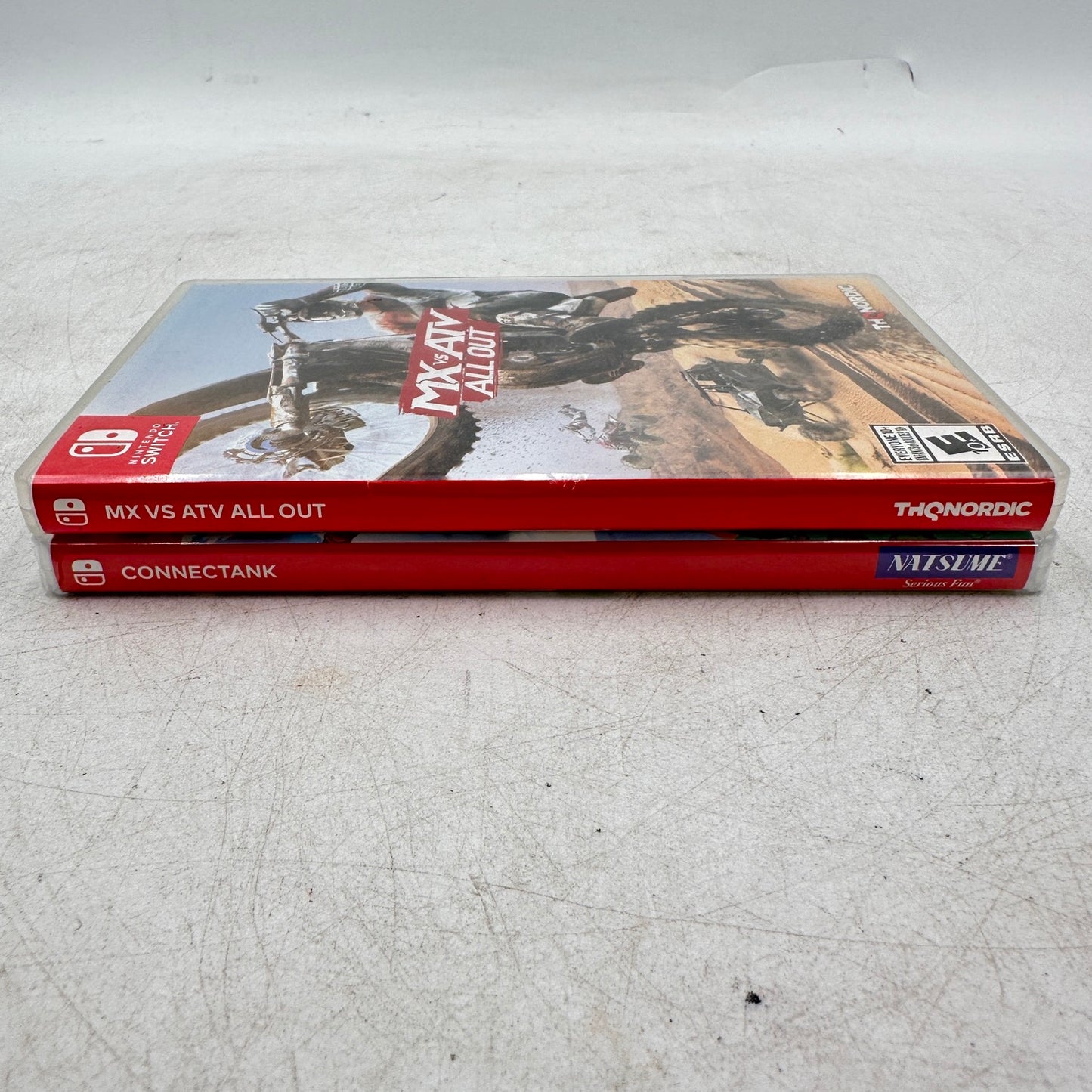 Lot of 2 Nintendo Switch Games ConnecTalk, MX vs ATV All Out