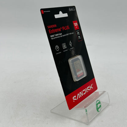 New SanDisk SDXC UHS-I Extreme Plus 128GB Memory Card SDSDXWI-128G-ATCIN