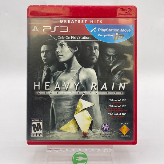Heavy Rain Director's Cut (Sony PlayStation 3 PS3, 2011)