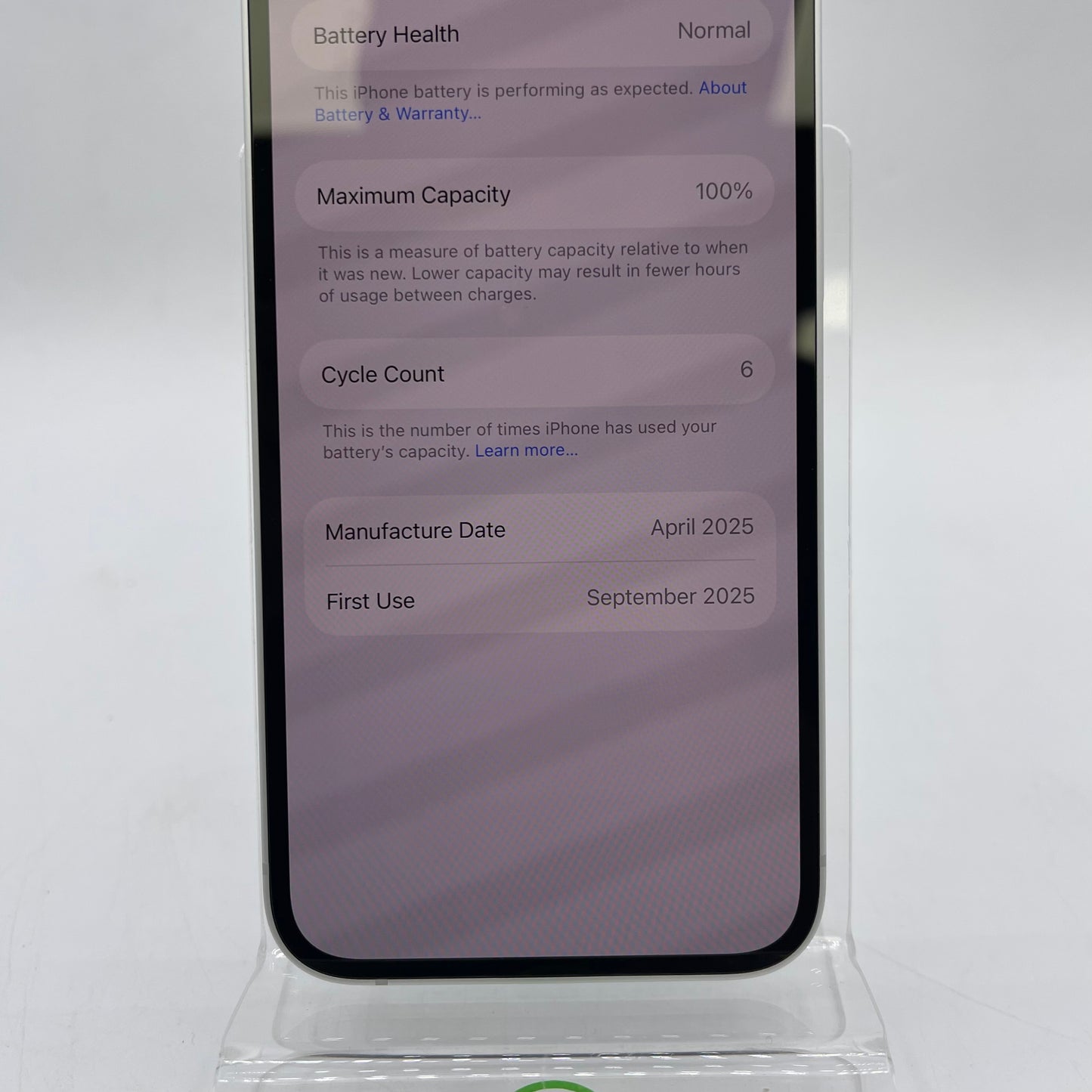 Factory Unlocked Apple iPhone 16e 128GB White MD0E4LL/A With AppleCare+