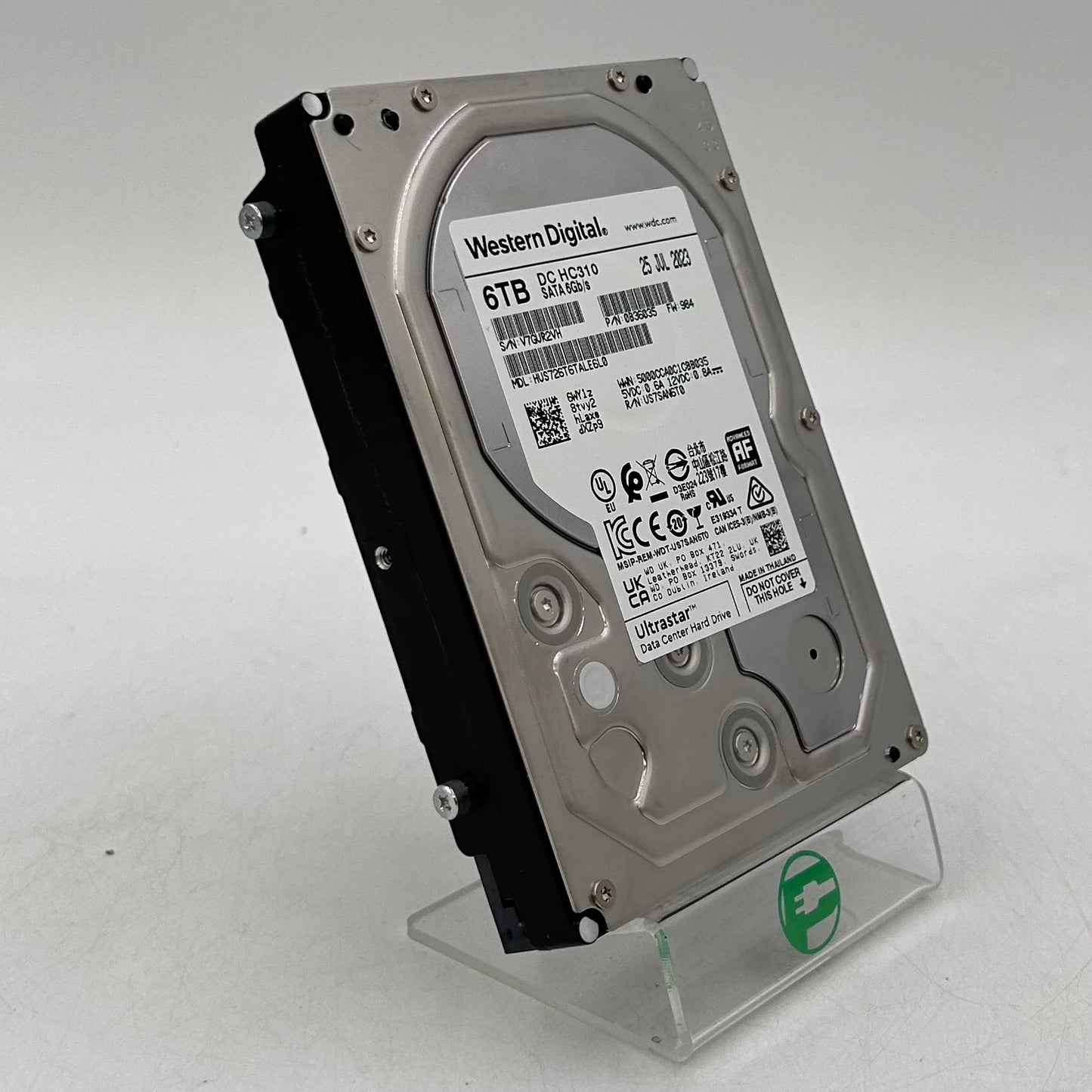 Western Digital WD 3.5" Ultrastar DC HC310 6TB SATA III 6Gbps HDD 0B36035