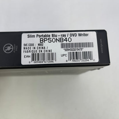 New LG Ultra Slim Portable Blu-ray/DVD Writer BP50NB40