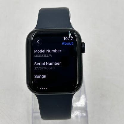 Unlocked Apple Watch SE 2nd Gen 44MM Black Aluminum Gray Sport Loop MXG23LL/A